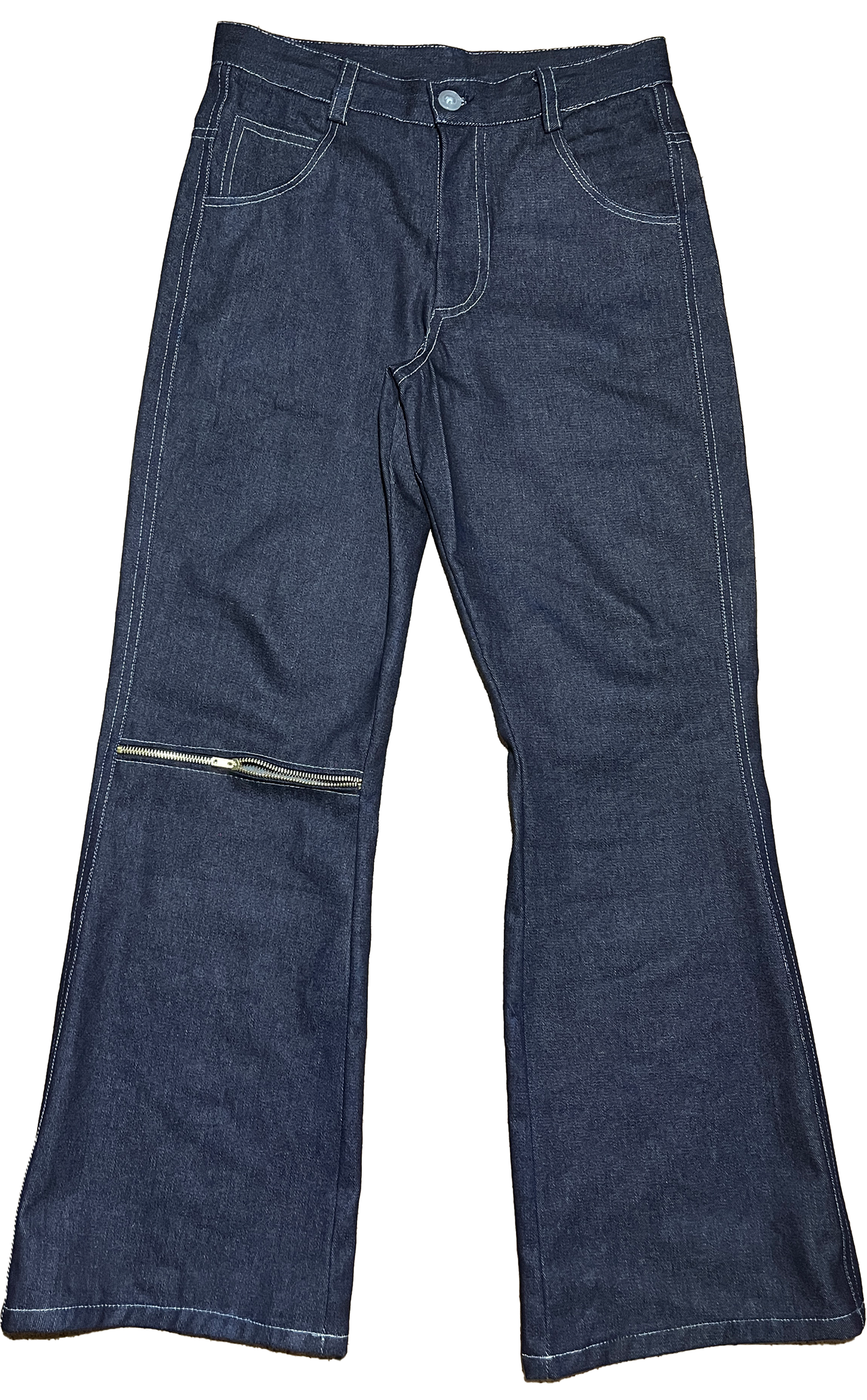 ZIPPER BAGGY FLARES
