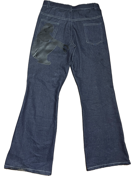 ZIPPER BAGGY FLARES